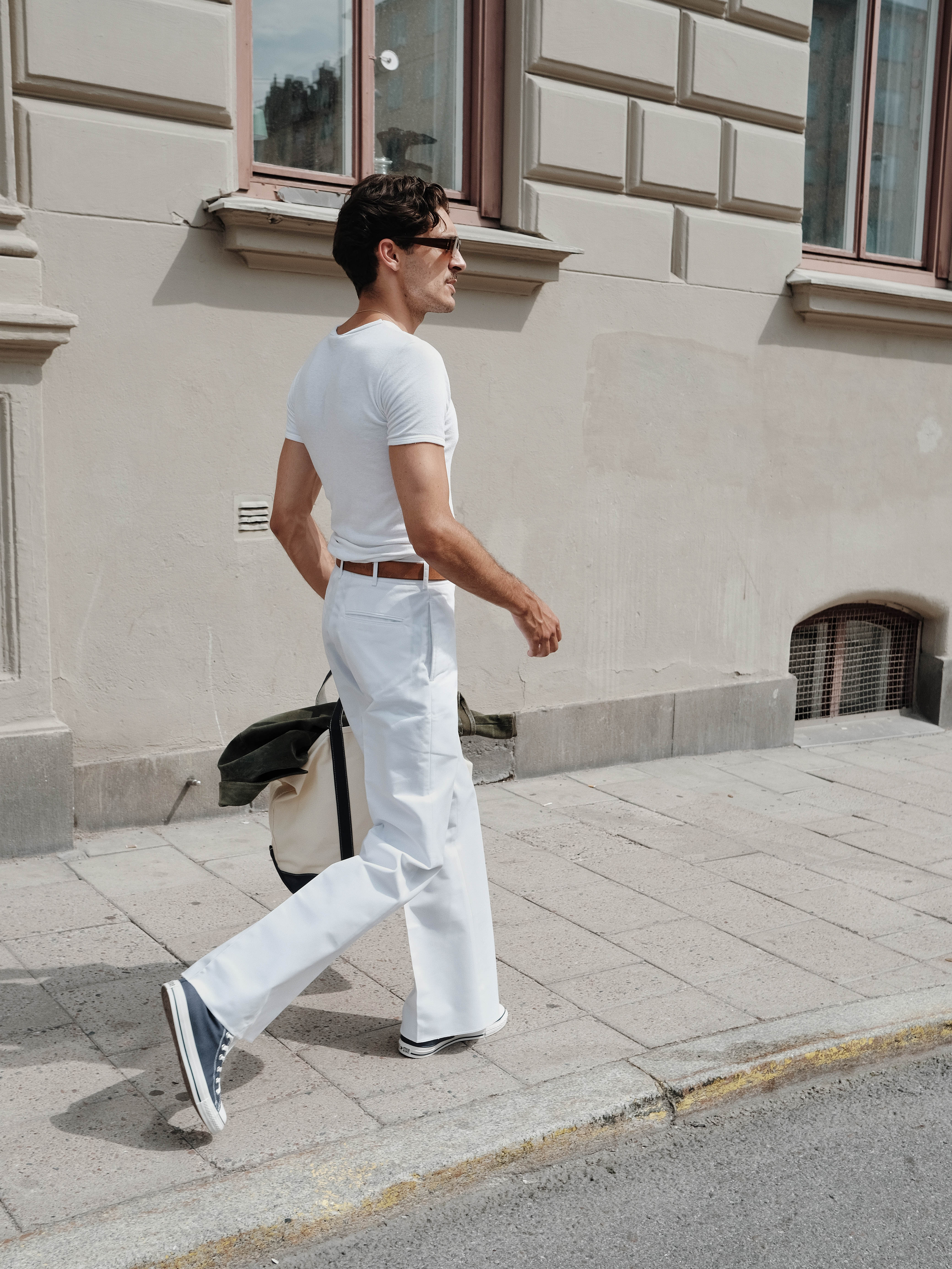 Deadstock 1990s US Army White Dress Trousers - Image 4