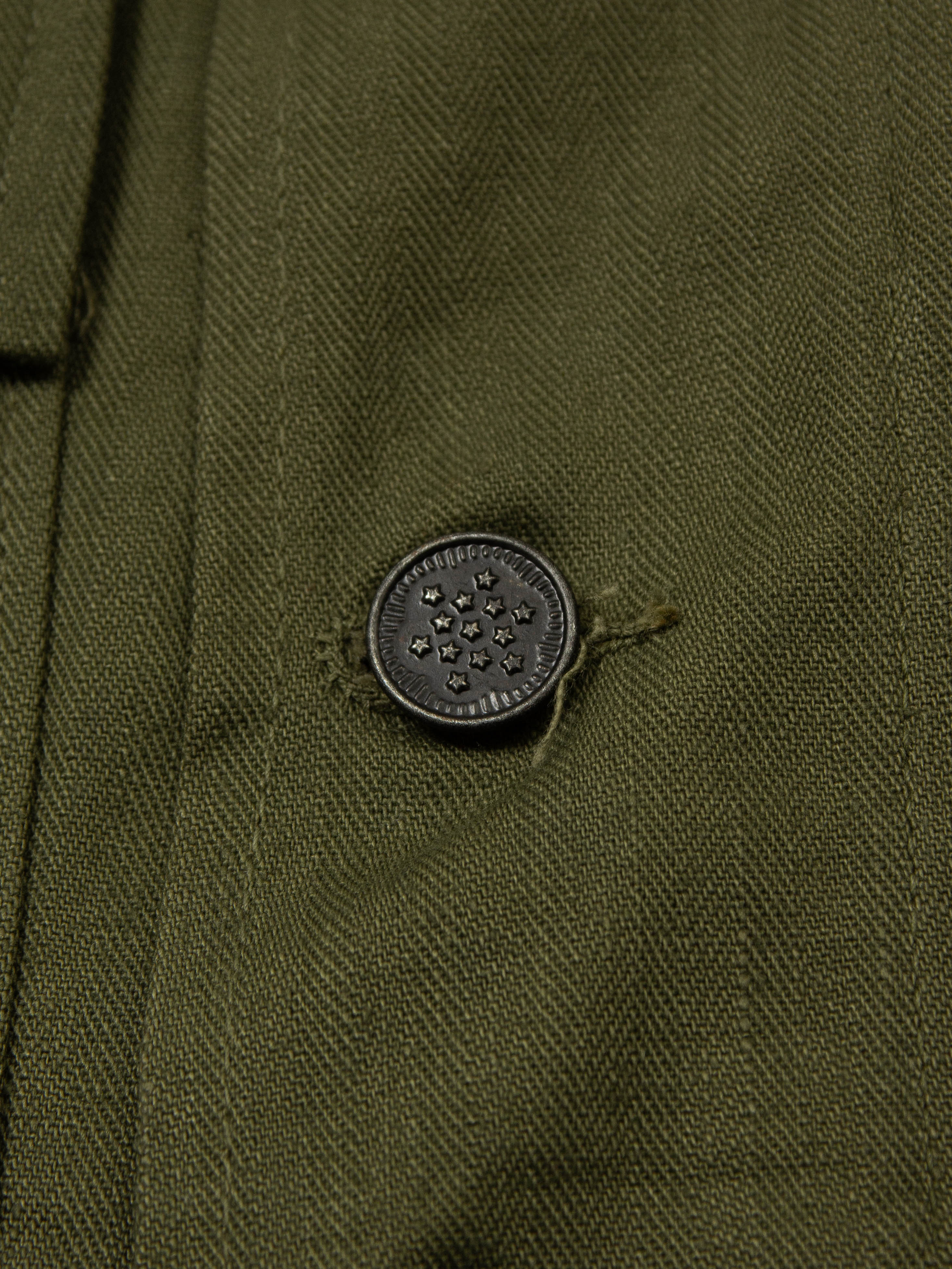 Vtg 1940s Deadstock US Army P-43 HBT Jacket (M/L) - Image 5