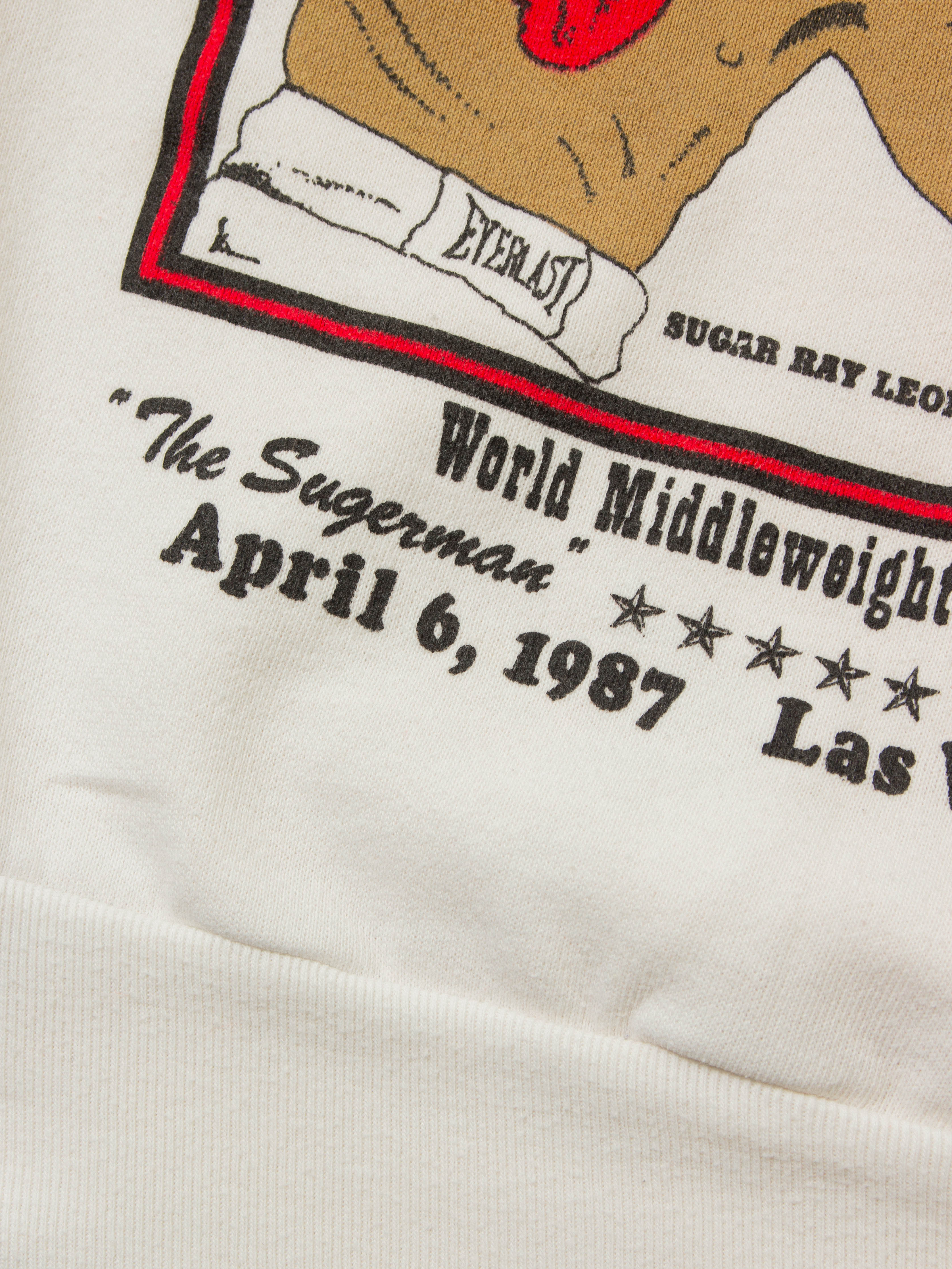 Vtg 1980s 'World Middleweight Championship' Promo Sweatshirt (M/L) - Image 3