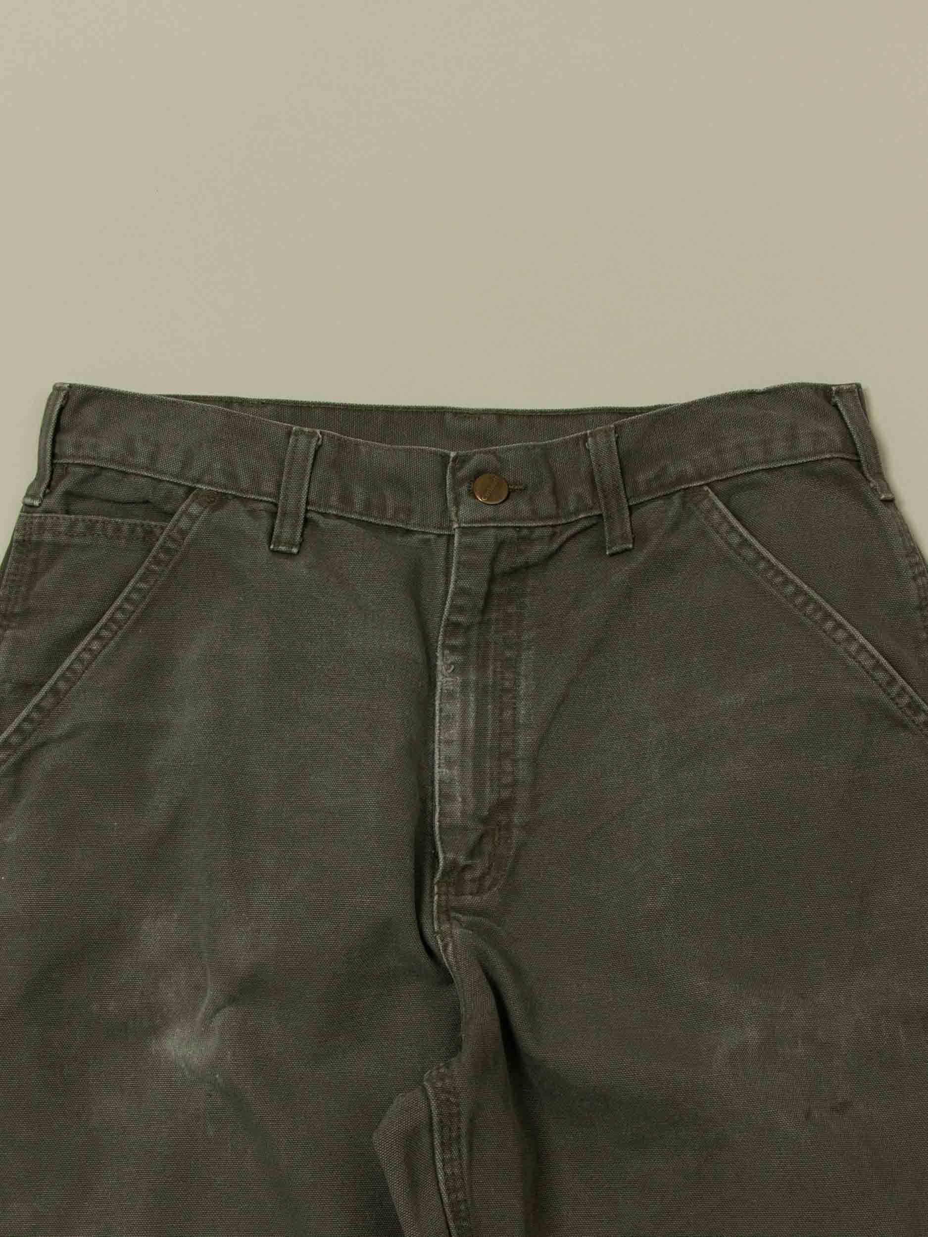 Vtg 1990s Carhartt Carpenter Trousers (30x33) - Image 2