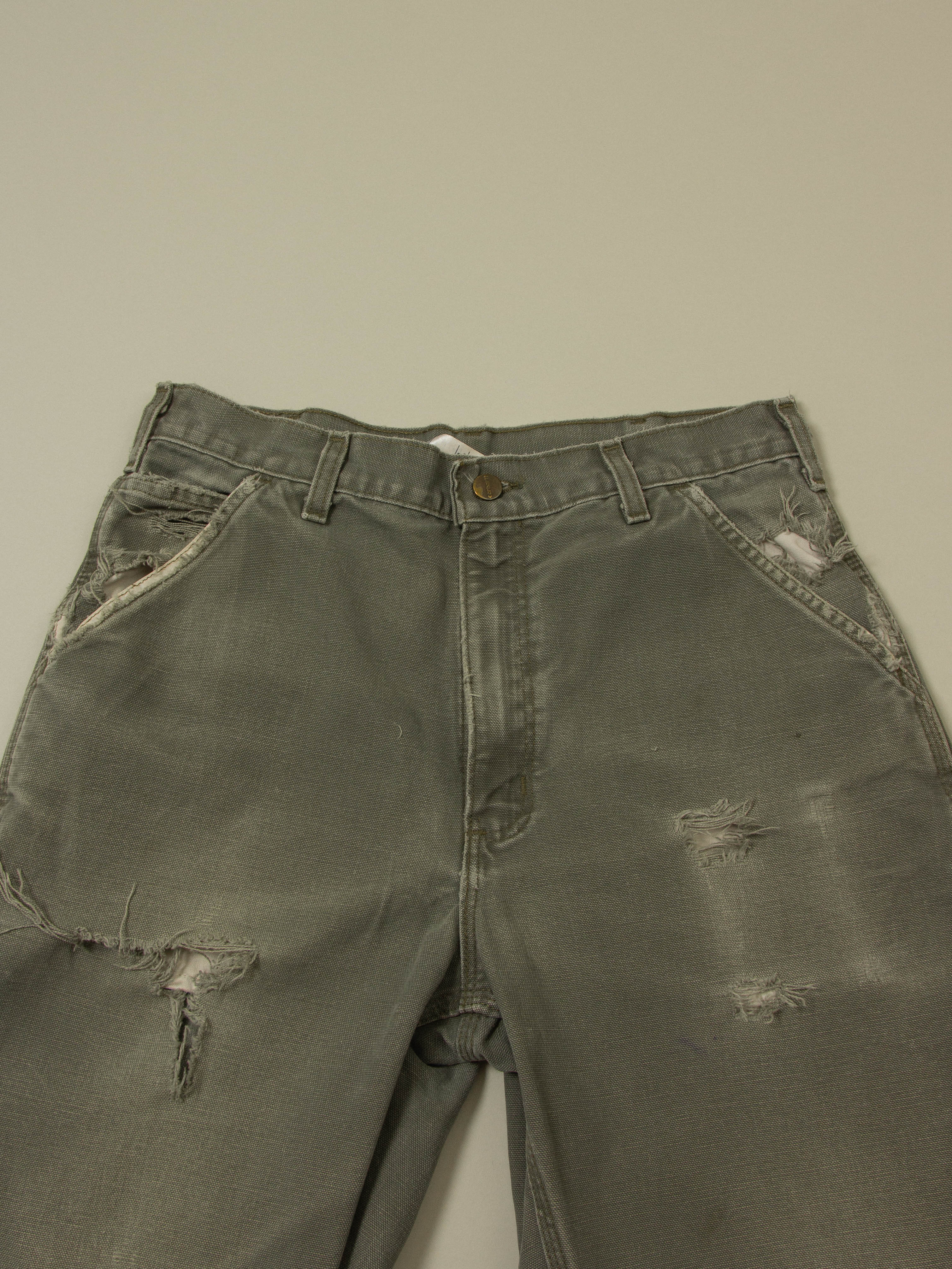 Vtg 1990s Carhartt Carpenter Trousers (32x31) - Image 4