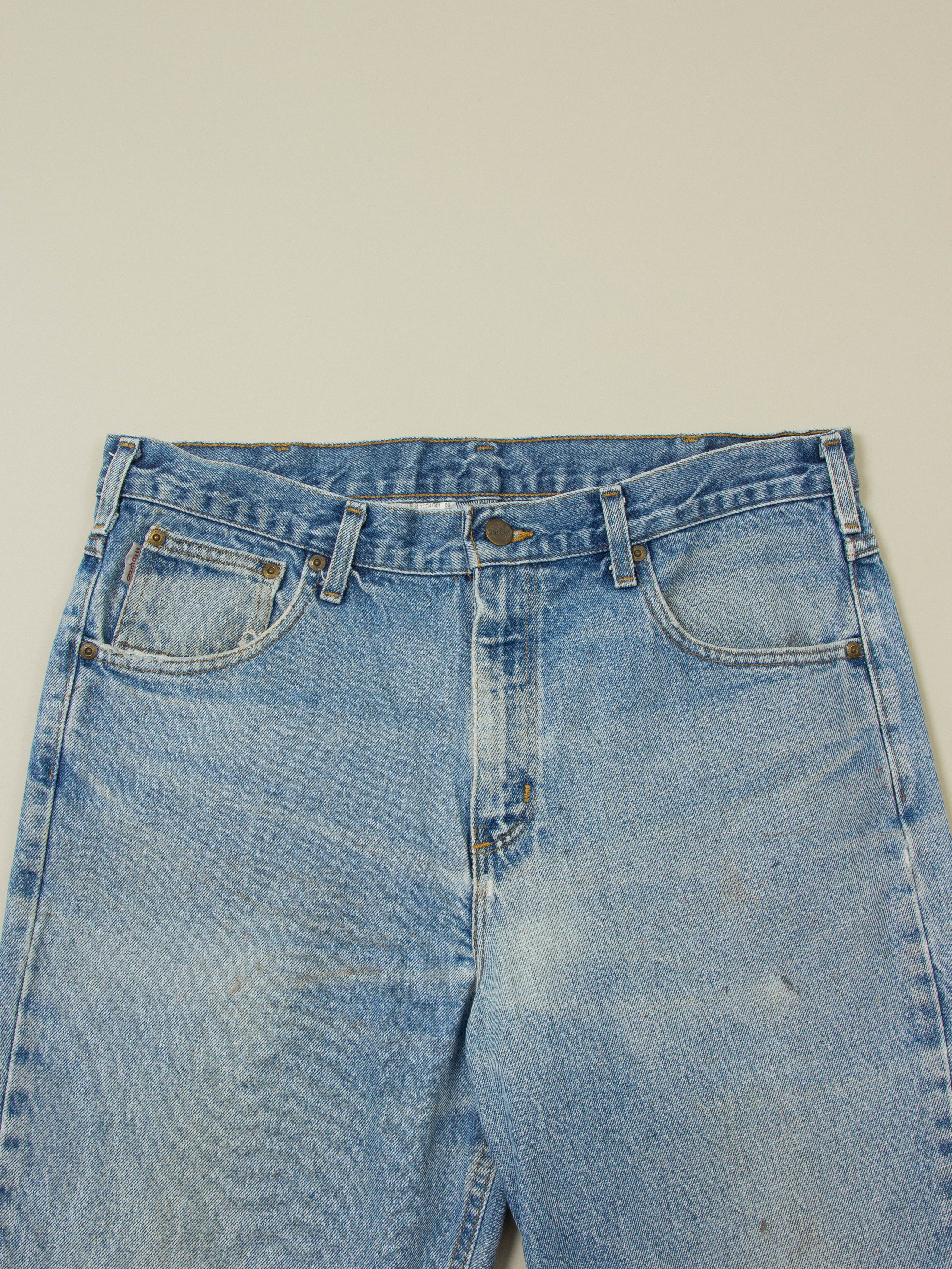 Vtg 1990s Carhartt Jeans (36x30) - Image 2