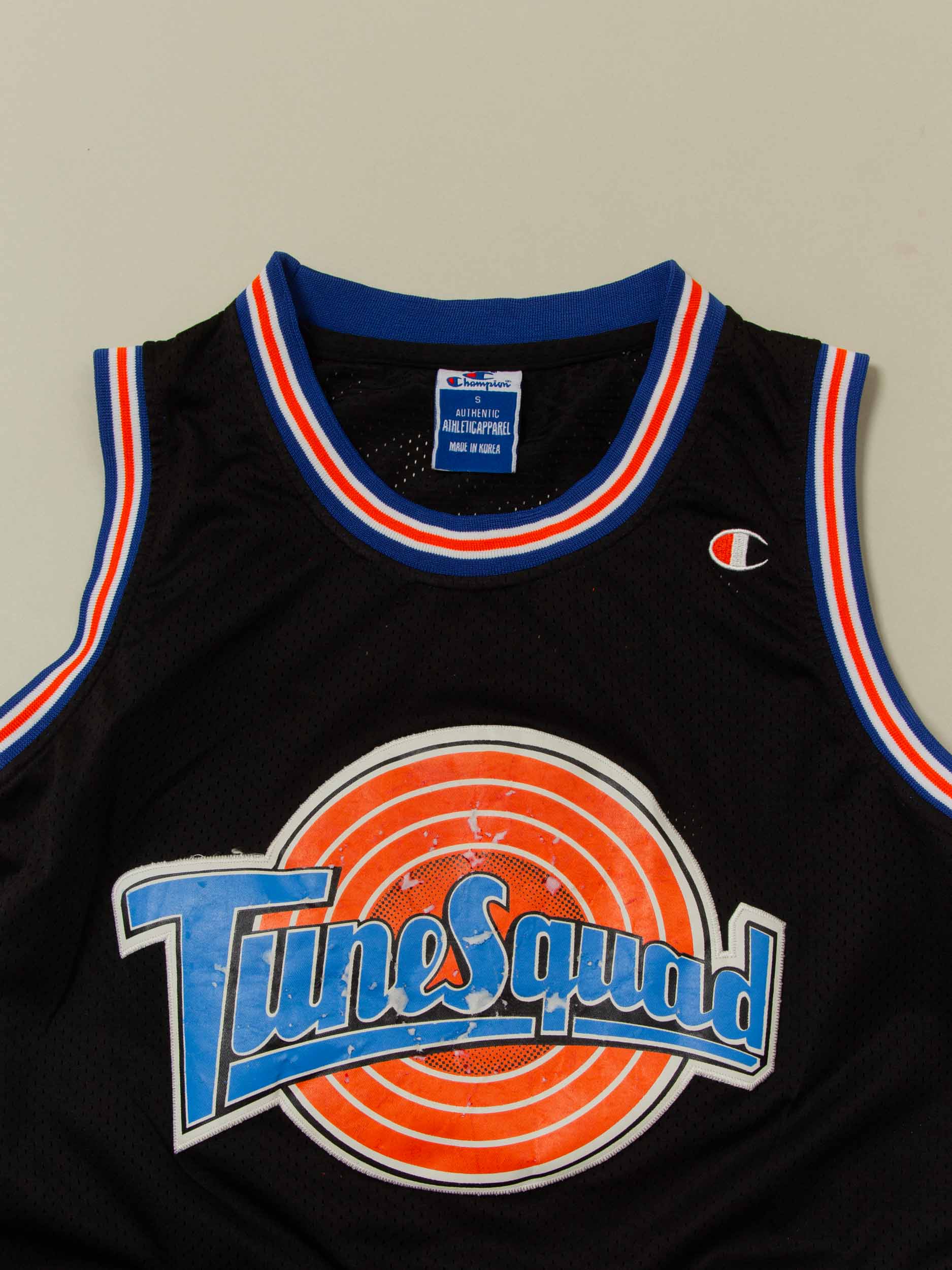 Vtg 1990s Champion 'Tune Squad' Space Jam Basketball Jersey (S) - Image 4