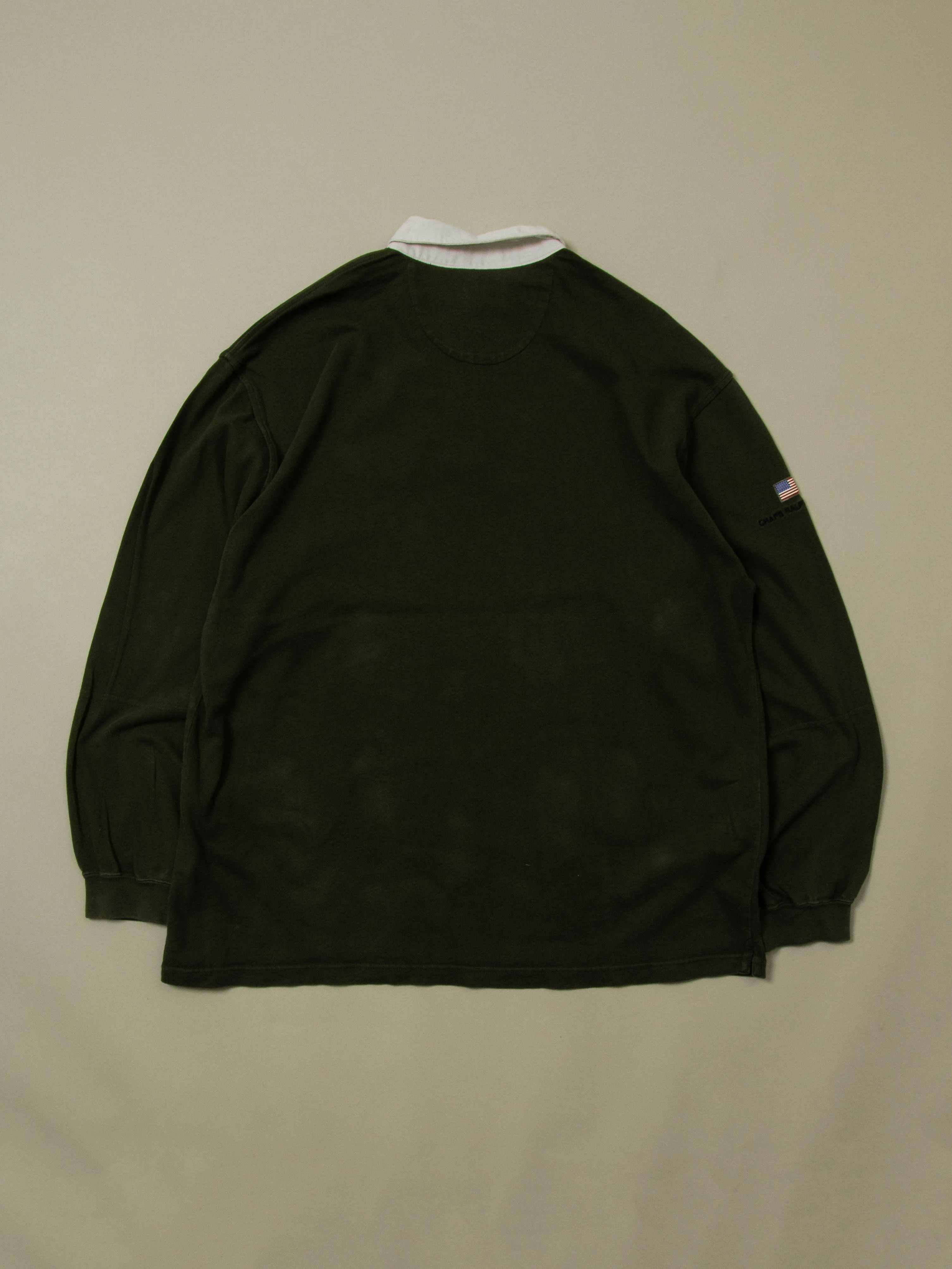 Vtg 1990s Chaps Ralph Lauren Rugby Shirt (XXL) - Image 5