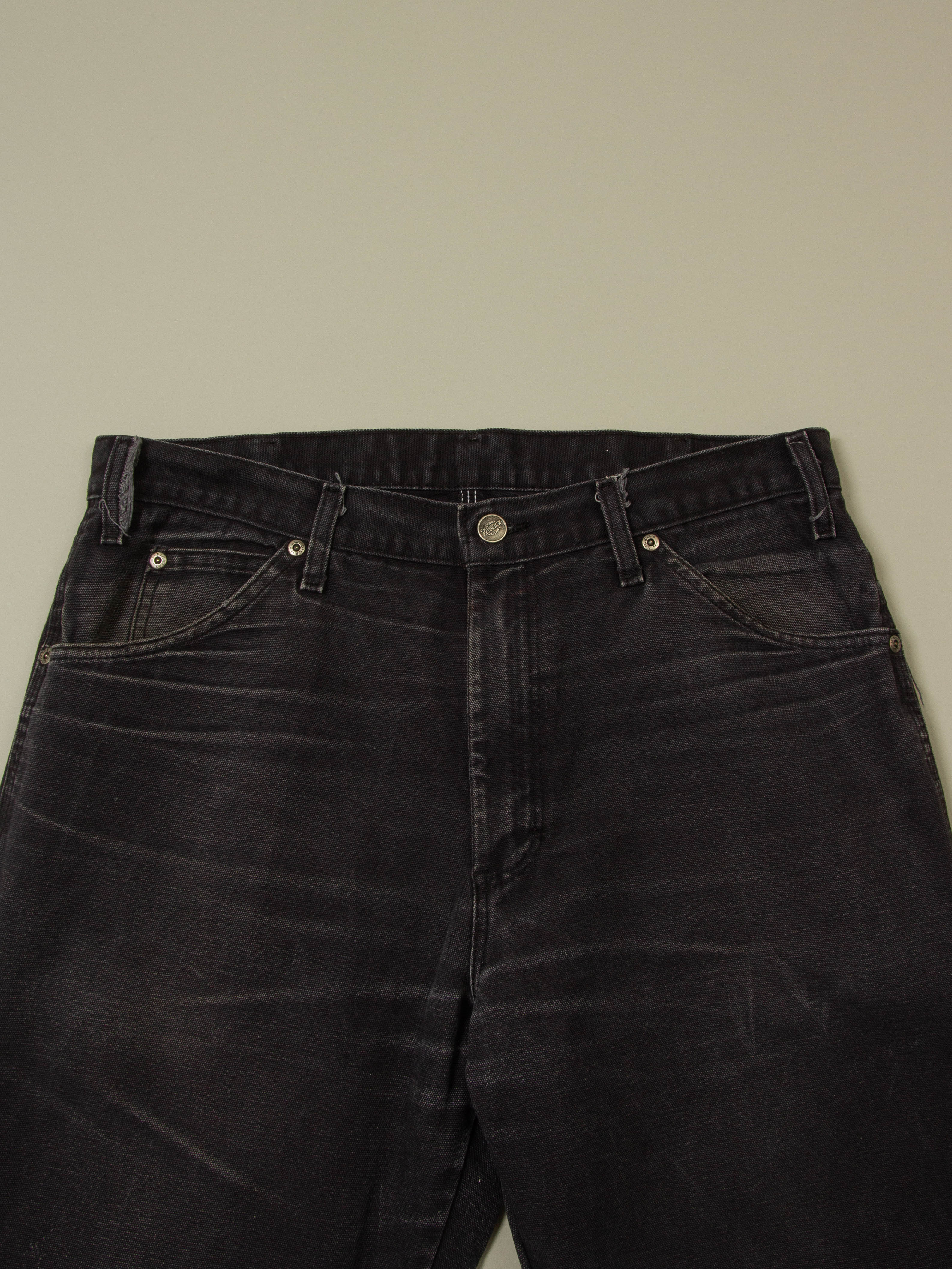 Vtg 1990s Dickies Carpenter Trousers (34x30) - Image 3