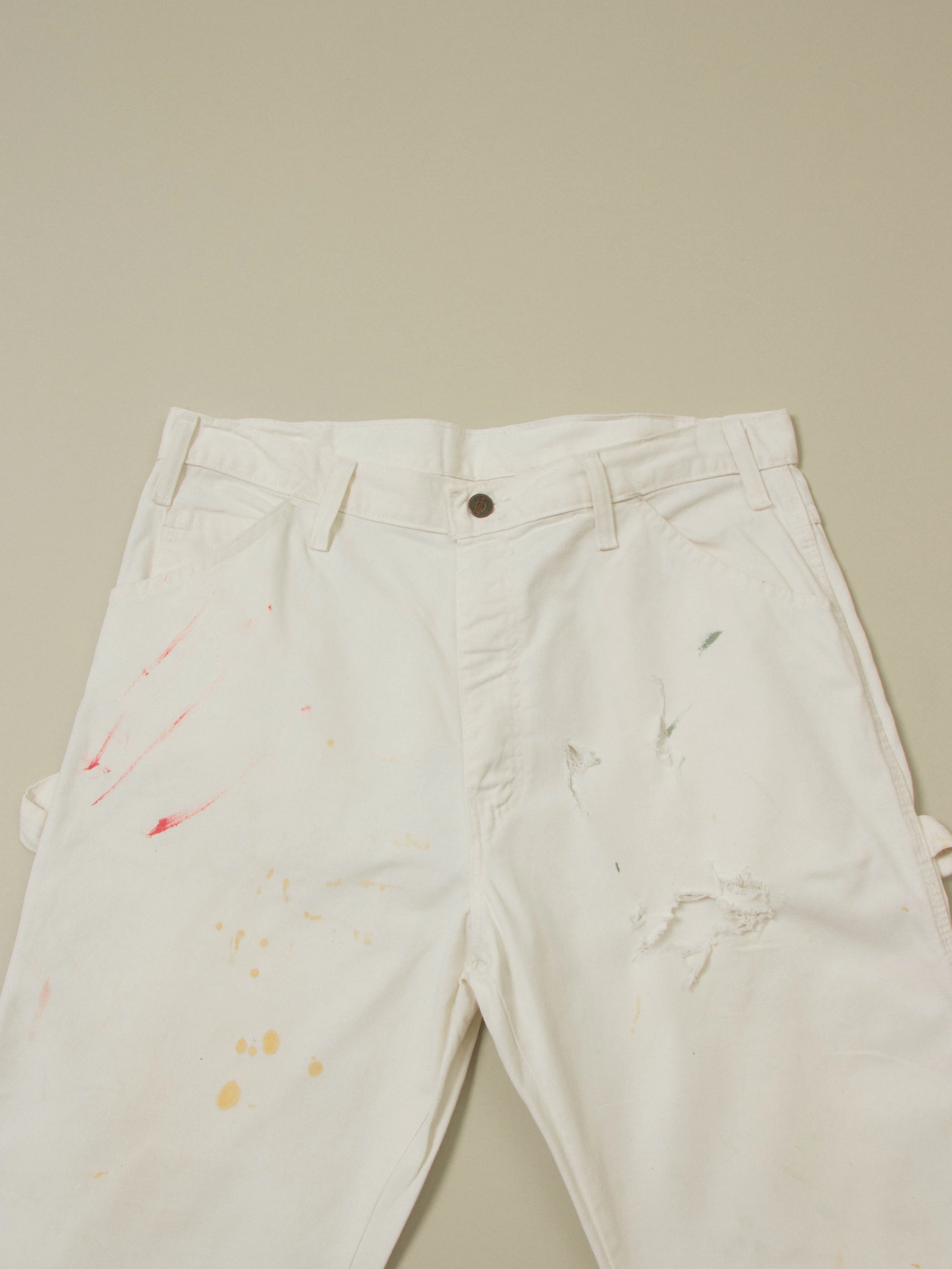 Vtg 1990s Dickies Painters Carpenter Trousers (34x30) - Image 2