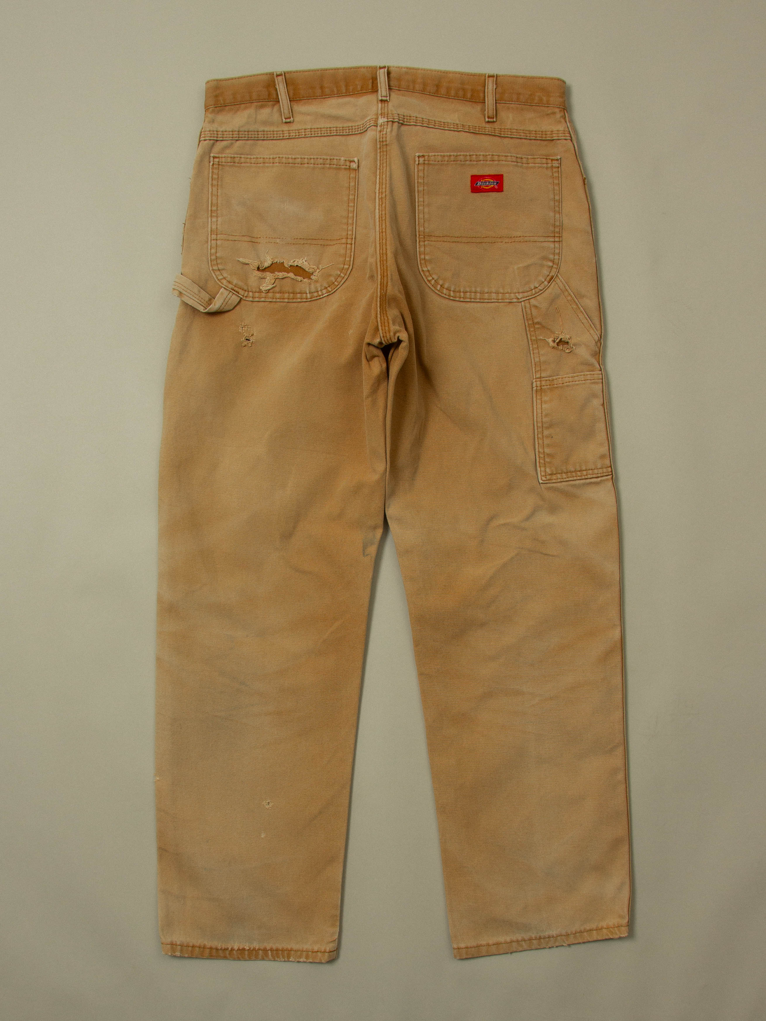 Vtg 1990s Dickies Carpenter Trousers (36x32) - Image 2