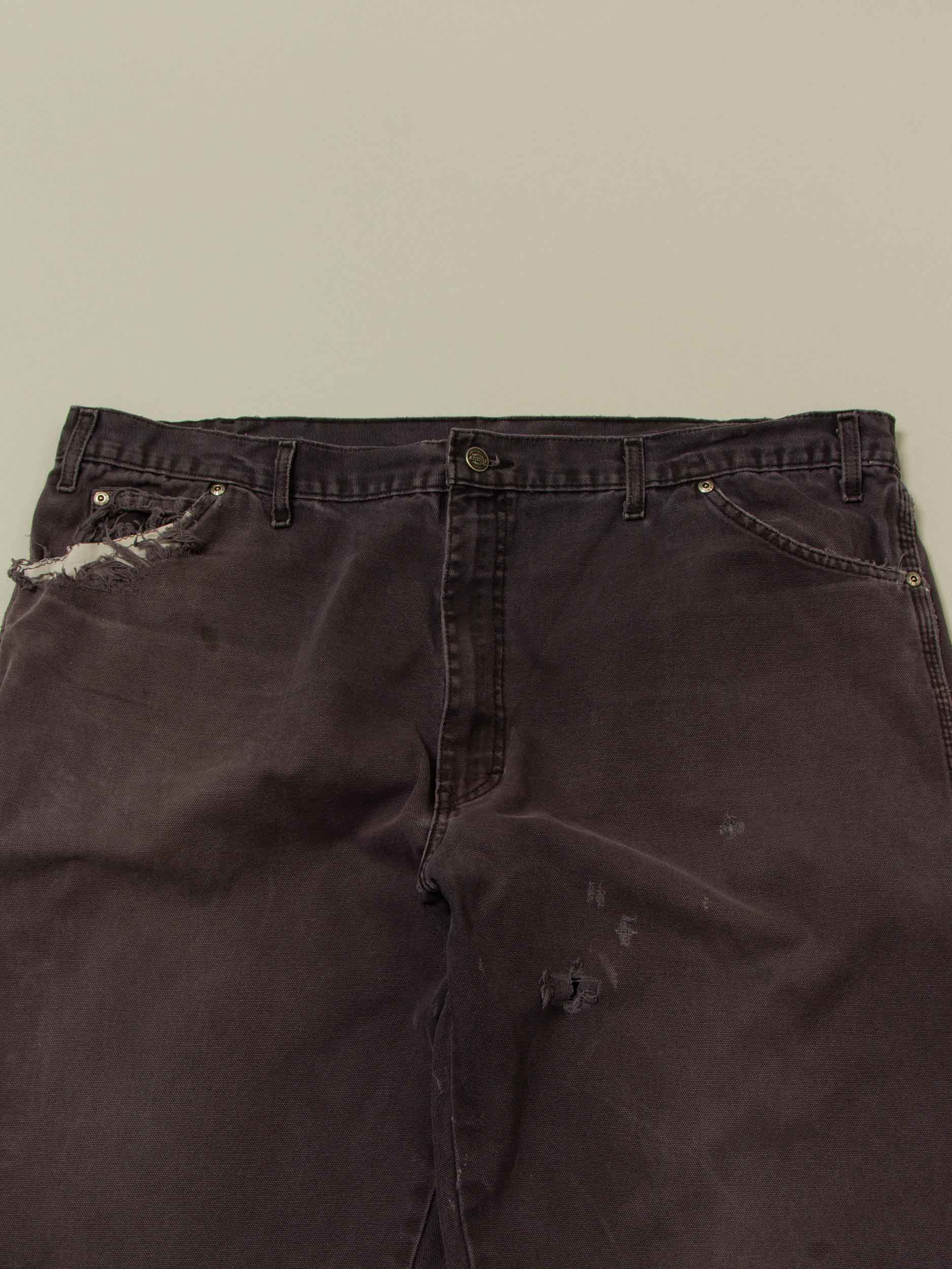 Vtg 1990s Dickies Carpenter Trousers (42x32) - Image 3