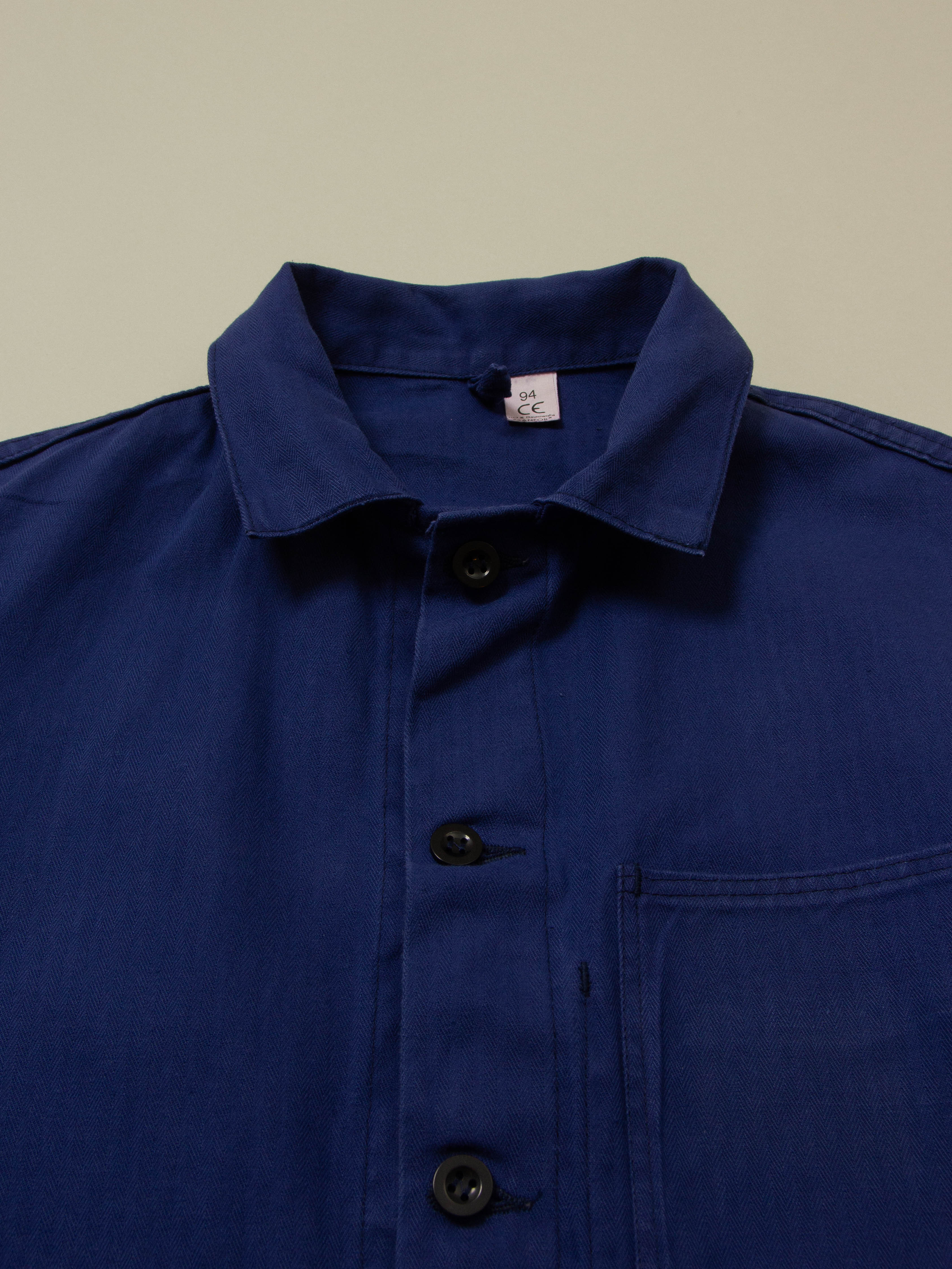 Vtg 1990s HBT Workwear Jacket (S/M) - Image 2