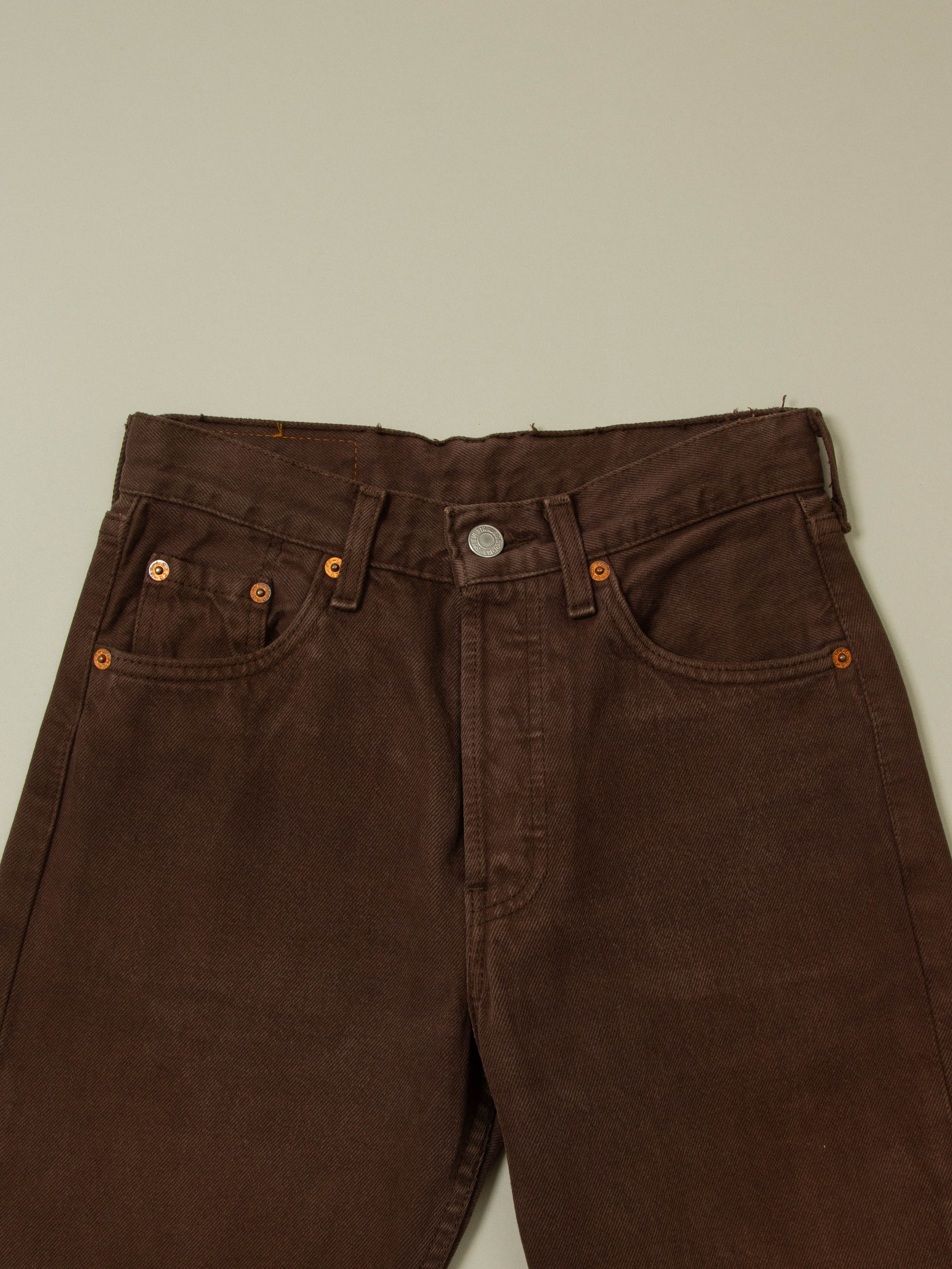 Vtg 1990s Levi's 501 Jeans - Made in France (26x34) - Image 2