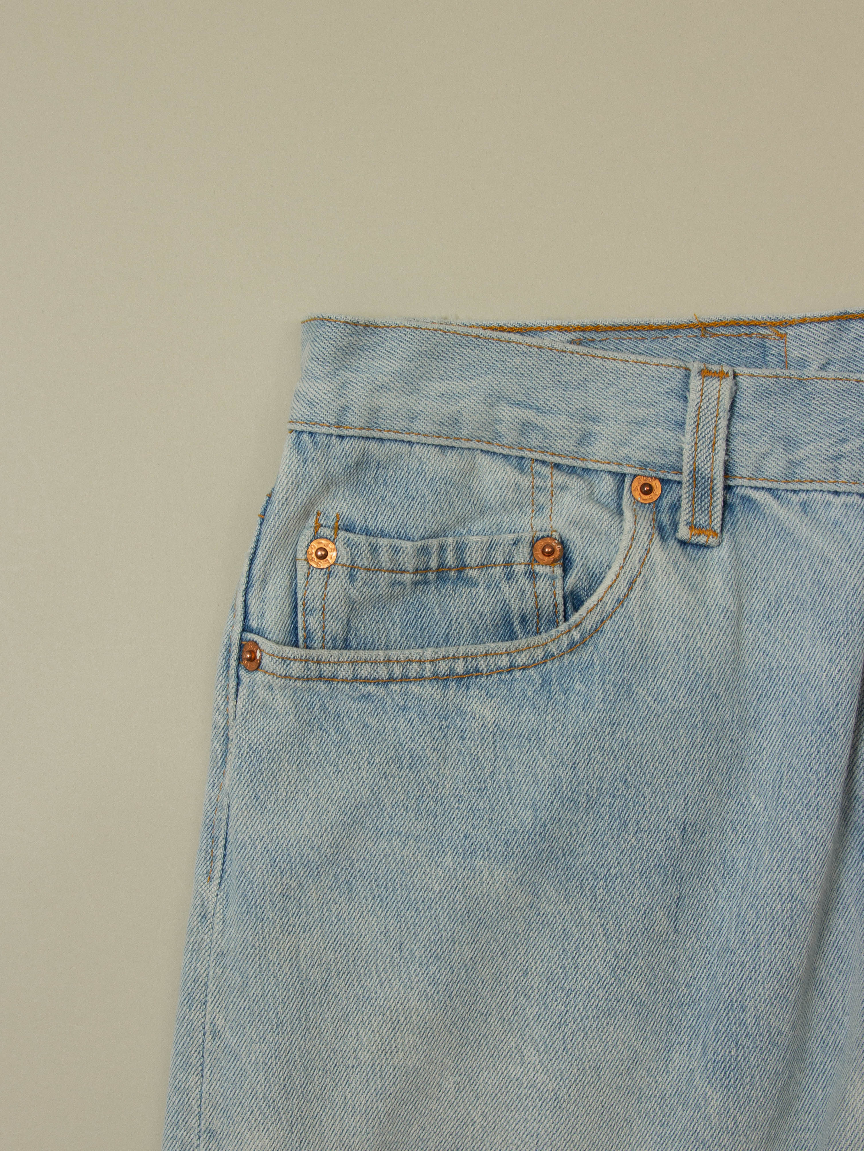 Vtg 1990s Levi's 501 Jeans - Made in USA (32x34) - Image 6