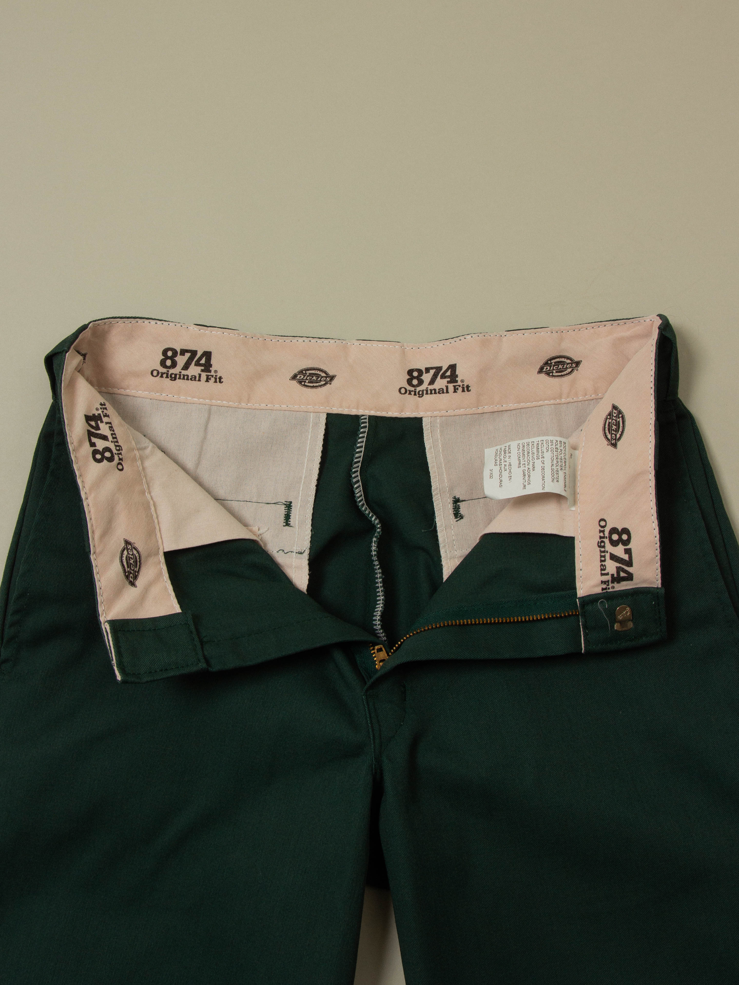 Vtg Green Dickies 874 Trousers (30x31) - Image 2